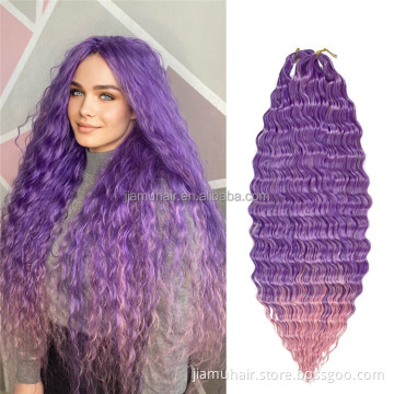 Deep Twist Crochet Hair Synthetic Afro Curls Deep Wave Twist Braiding Hair Extensions